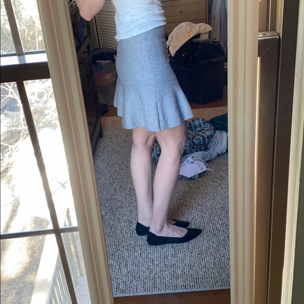 Zara knit grey skirt - Picture 2 of 5
